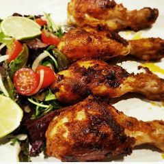 A picture of Chicken Tangdi kabab.