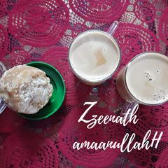 A picture of Gudd Ki Chai or Jaggery Tea.