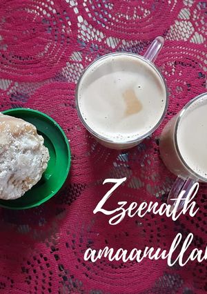 A picture of Gudd Ki Chai or Jaggery Tea.