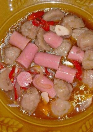 Foto resep Sosis bakso asam manis