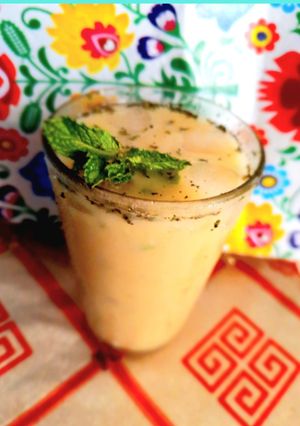 A picture of Sattu drink.