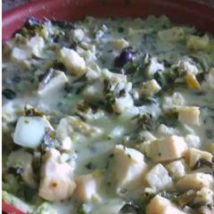 A picture of Collard Green Soup.