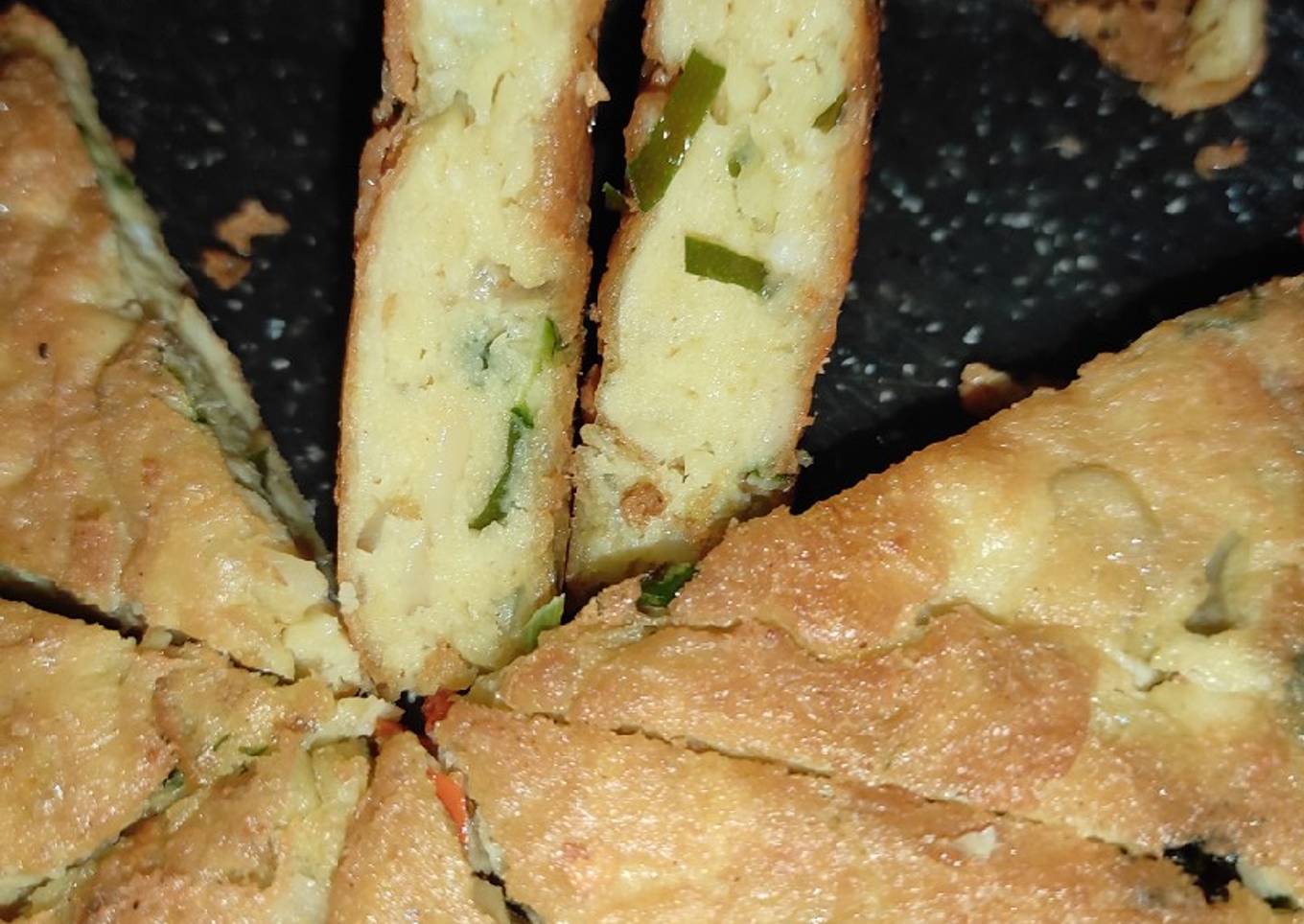 Telur dadar daun jeruk