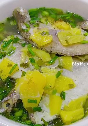 Hình của món Canh cá kình nấu thơm.