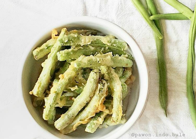 Steps to Make Homemade Green Bean Tempura