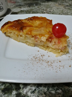 Una foto de Tarta de manzana sin amasar y muy jugosa