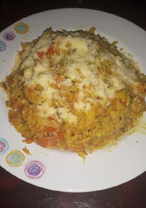 Una foto de Arroz express tipo risotto
