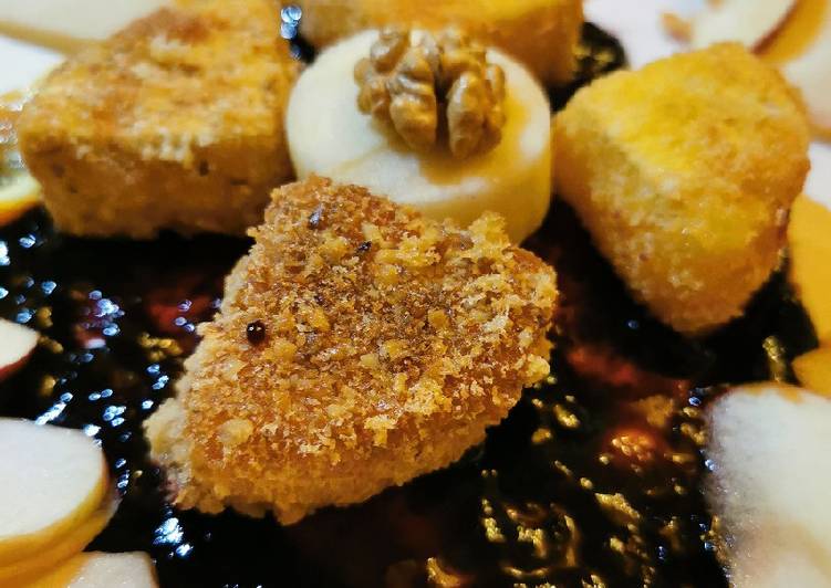 Rántott camembert diós és kókuszos bundában