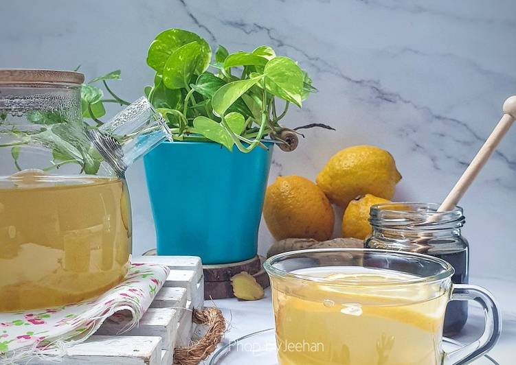 Easiest Way to Prepare Award-winning Lemon Honey Ginger