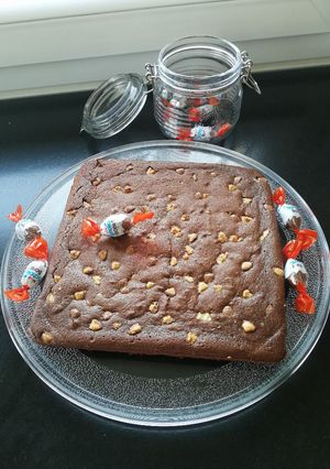 Une photo de Brownie "light" aux chocobons