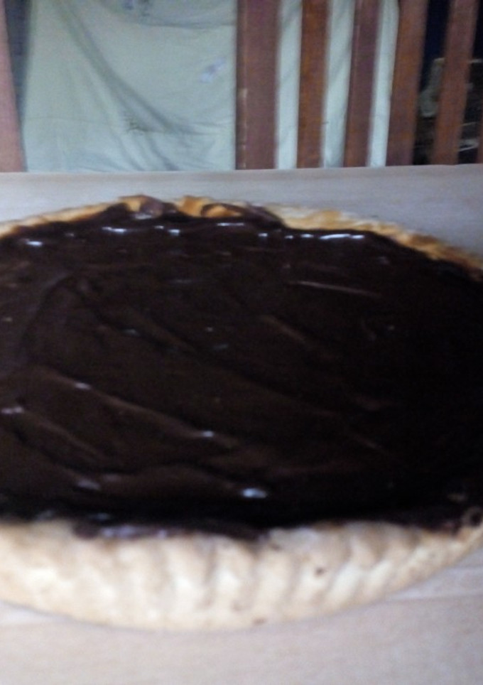 Una foto de Tarta de dulce de leche con chocolate