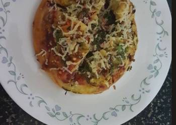 Easiest Way to Cook Tasty Muglet pizza partha