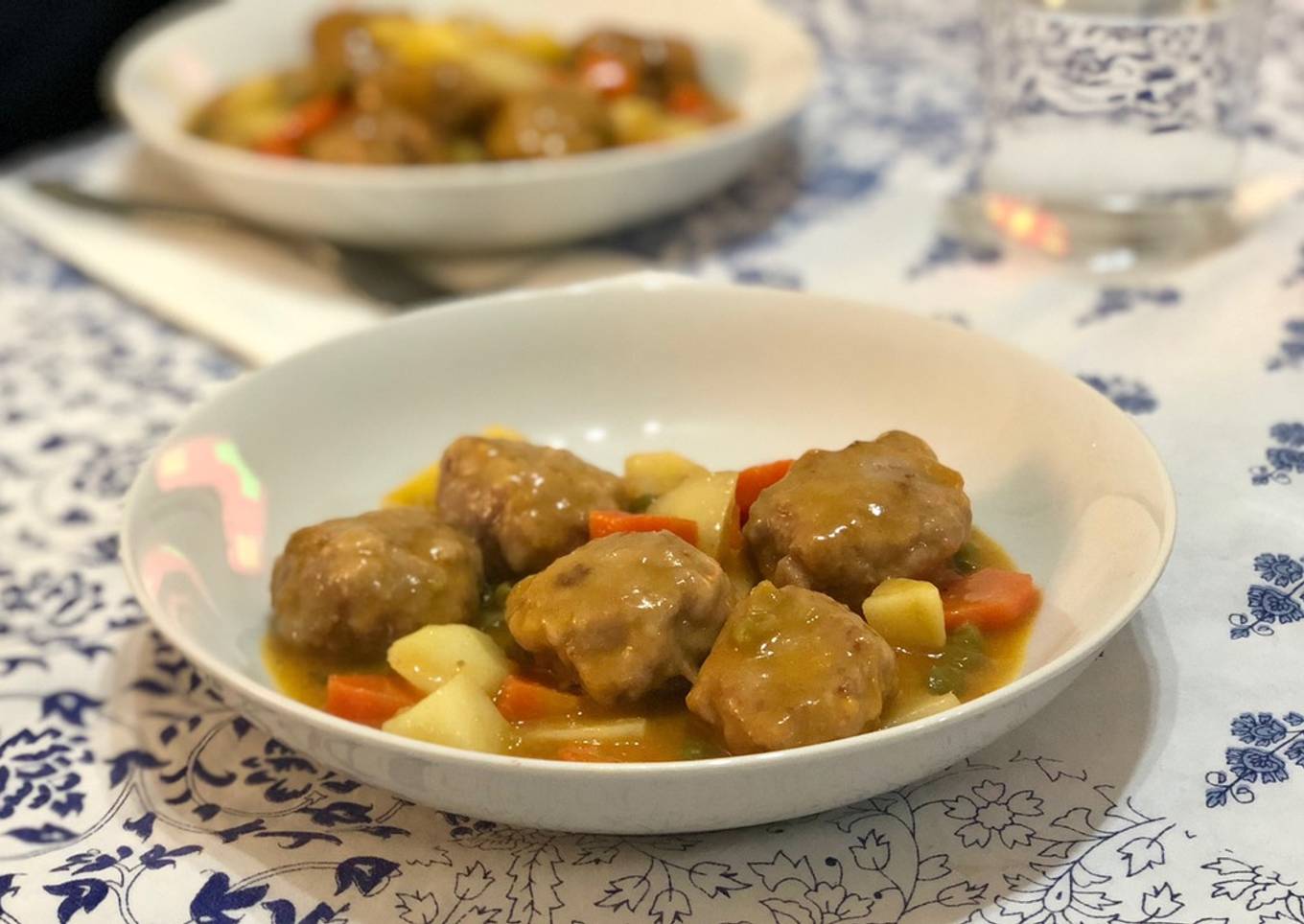 Albóndigas en salsa en thermomix