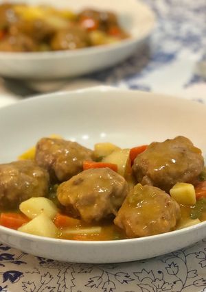 Foto principal de Albóndigas en salsa en thermomix