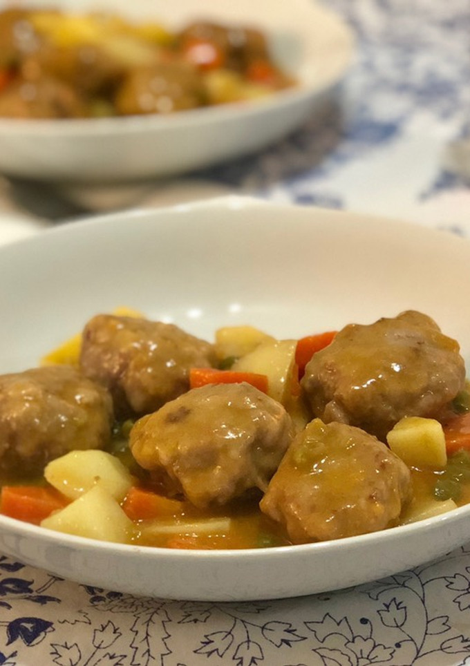 Una foto de Albóndigas en salsa en thermomix