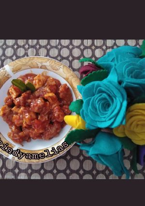 Foto resep Ayam tepung & Tahu saus padang