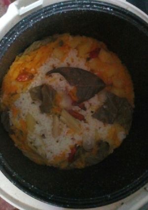 Foto resep Nasi liwet magic com