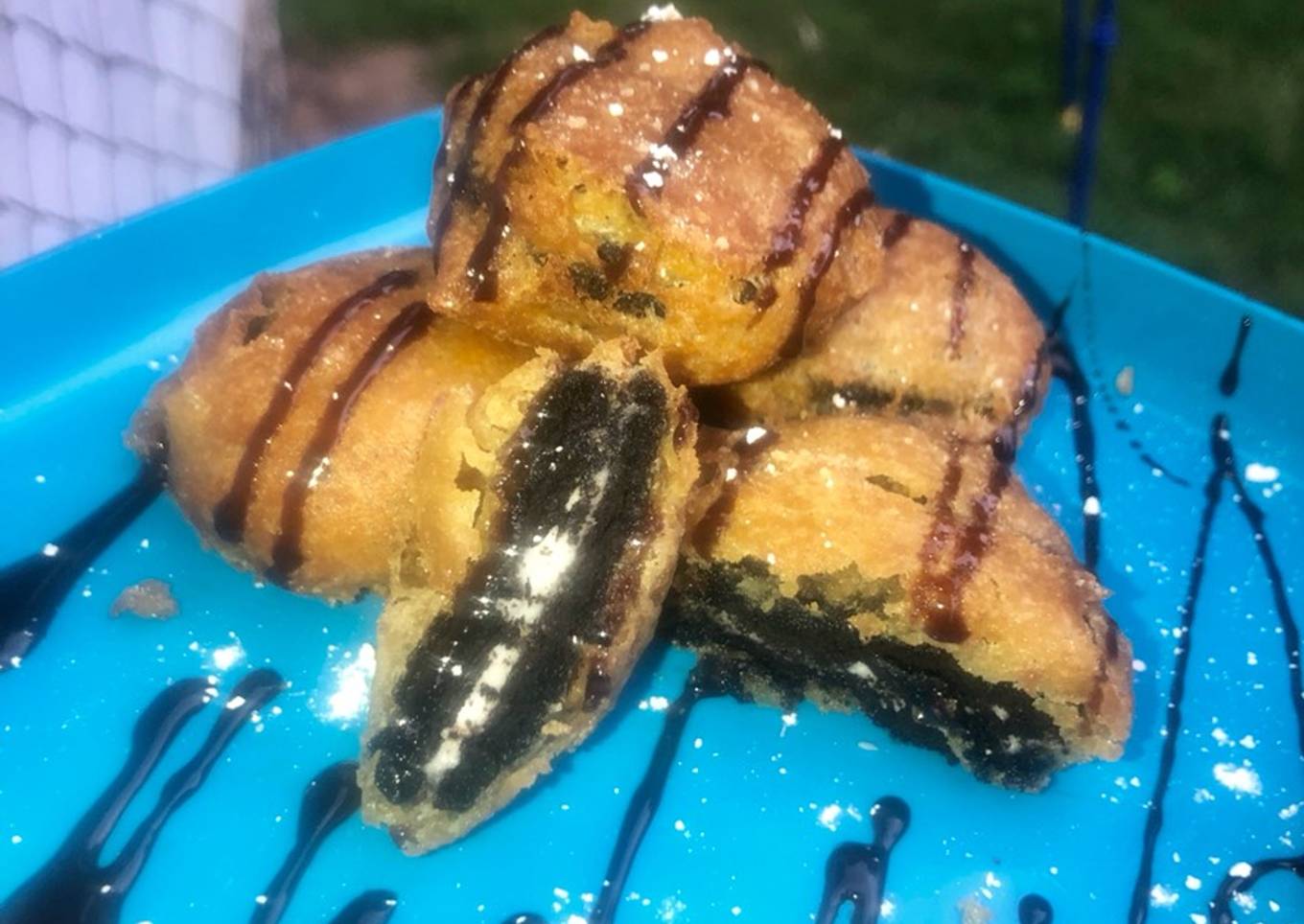 Deep fried Oreos