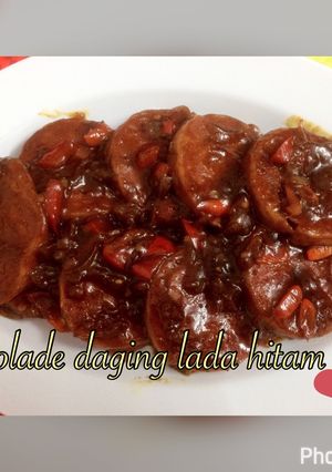 Foto resep Rolade daging saus lada hitam
