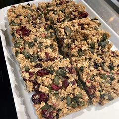 A picture of No Bake Summer Granola Bars.