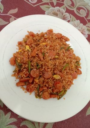 Foto resep Nasi Goreng Sosis Buncis