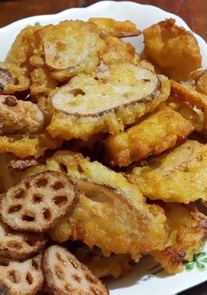 酥炸蓮藕 的食譜成品照片