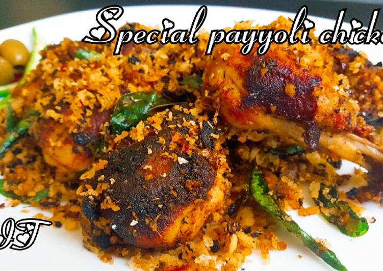 Recipe of Tastefully Special payyoli chicken fry