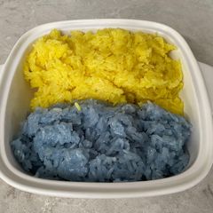 Two Tone Coconut Flavored Stick Rice A picture of Two Tone Coconut Flavored Stick Rice.