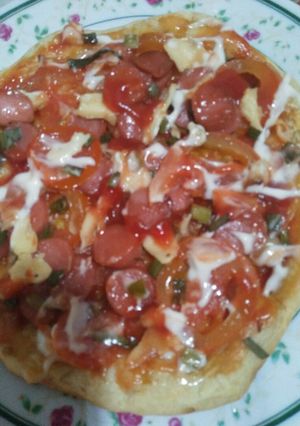 Foto resep Pizza Teflon praktis