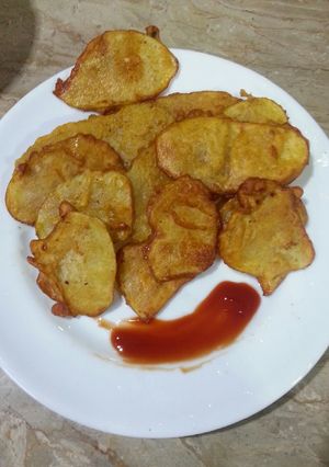 A picture of Aloo phulki.