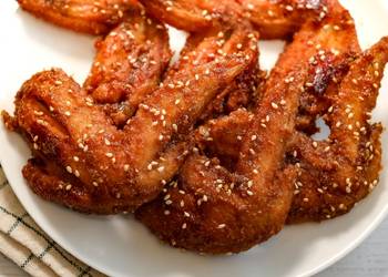 Easiest Way to Make Delicious Sweet  Spicy Japanese Chicken Wing Recipe  Nagoya Style Tebasaki