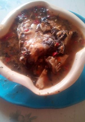 A picture of Fresh fish pepper soup,good for the weather.