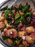 Salade pomme de terre betterave feta