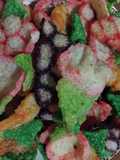 Krupuk nasi bentuk buah