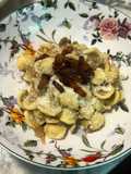 Orecchiette crema di melanzane e guanciale croccante