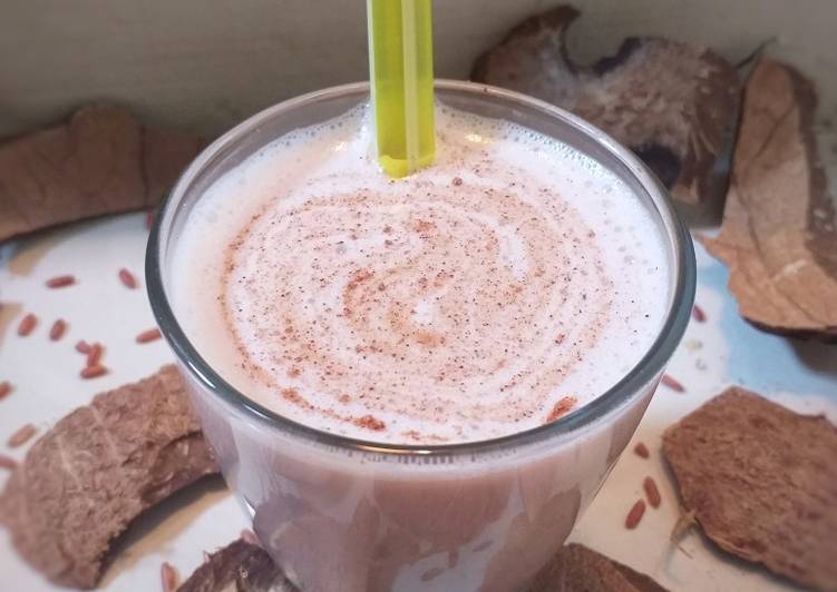 Horchata Beras Merah & Susu Santan