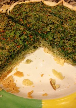 Una foto de Tarta de espinaca