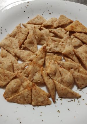Foto di Triangolini di pane azimo