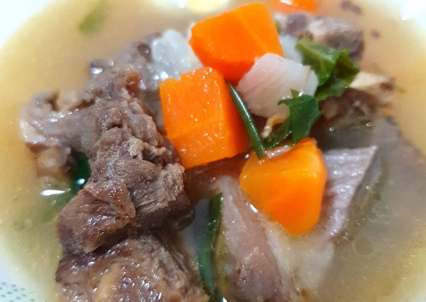 Sop Tulang (Beef neck bones)