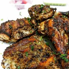 A picture of Grill chicken indian Style.