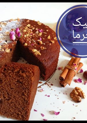 عکسی از دستور کیک شیره و خرما