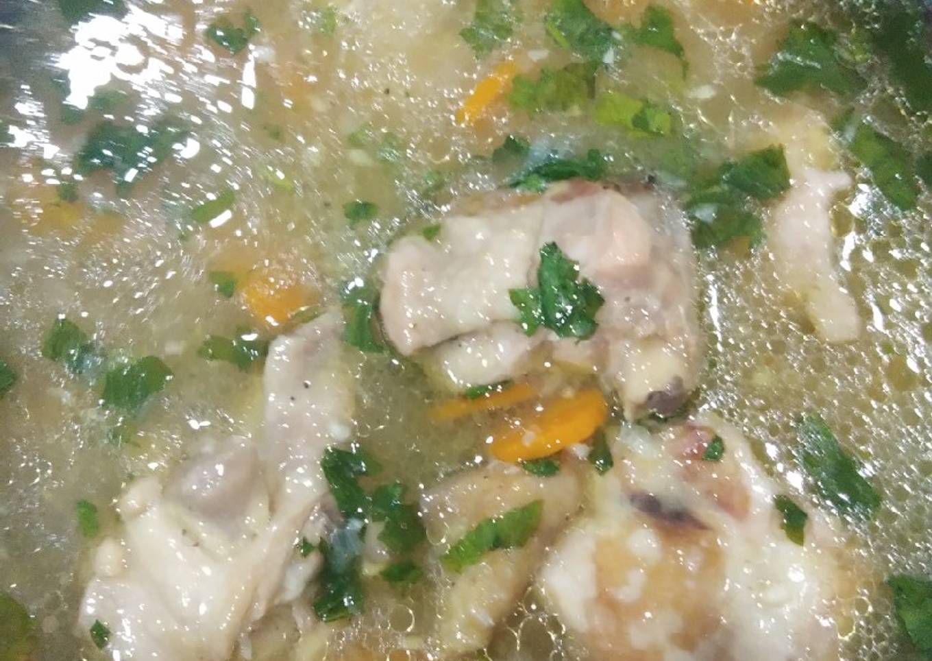 Resep Sup ayam yang Lezat