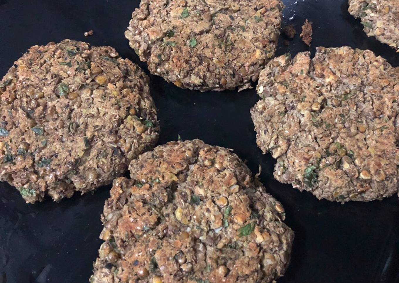 Hamburguesas de lentejas