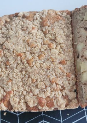 Une photo de Gâteau crumble aux pommes