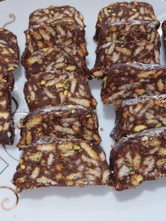 عکسی از دستور کیک یخچالی