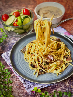 A picture of Carbonara Pasta.