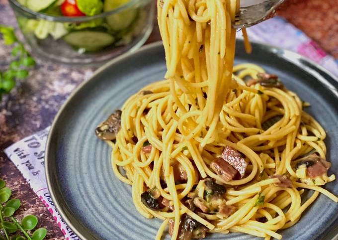 Easiest Way to Prepare Any-night-of-the-week Carbonara Pasta