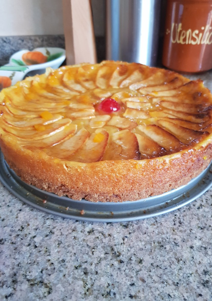 Una foto de Tarta de manzana riquísima y digestiva
