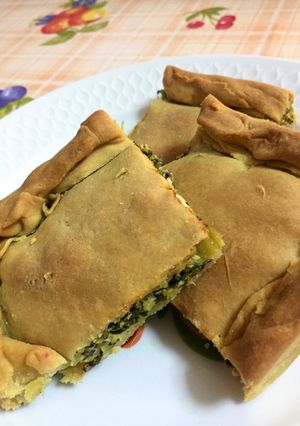 Φωτογραφία της συνταγής Πανεύκολη Σπανακόπιτα με σπιτικό φύλλο (Very easy Greek Spinach pie)