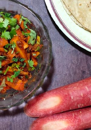 લસણીયા ગાજર (Lasniya Gajar Recipe In Gujarati) રેસીપી મુખ્ય ફોટો
